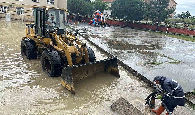 Ordu'da sağanak sonrası sel ve su baskınları