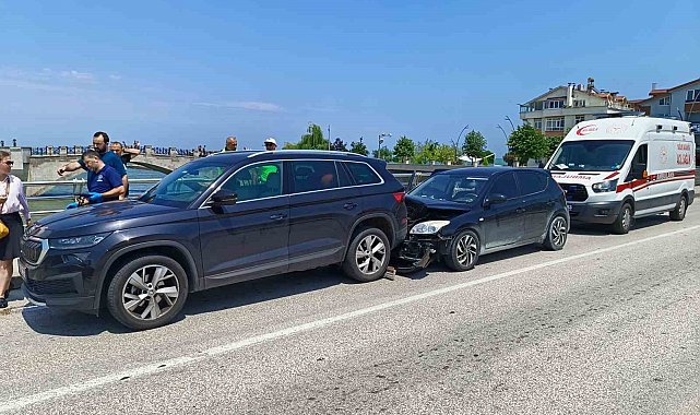 Ordu&#039;da trafik kazası: 1 yaralı