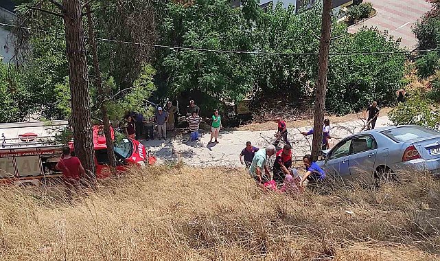 Osmaniye'de otomobil şarampole yuvarlandı: 2 yaralı