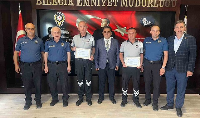 Özel güvenlik personeline başarı belgesi verildi