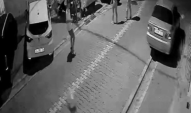 Park yeri tartışmasına damacanayla müdahale etti