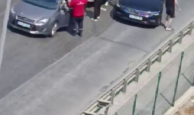 Pendik'te tehlikeli şerit değişikliği cezayla son buldu