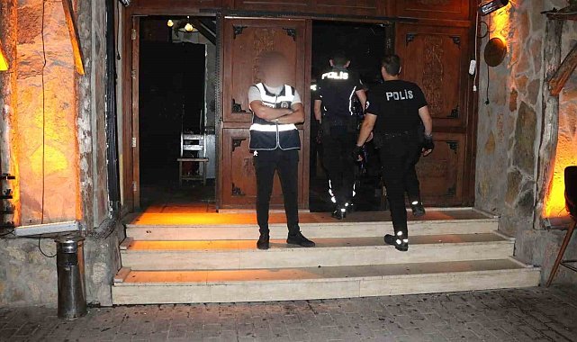 Polis ekiplerinden eğlence mekanlarında huzur uygulaması