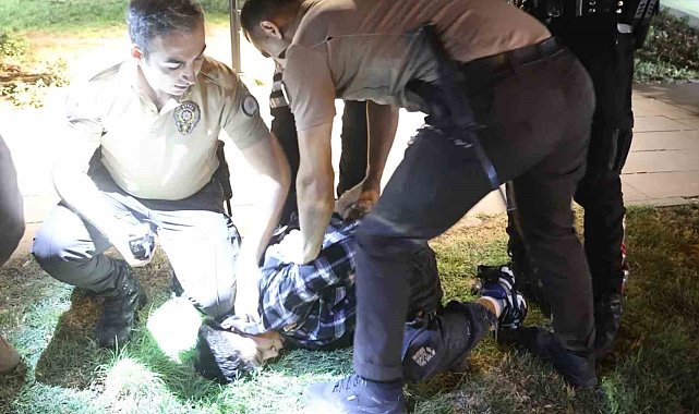 Polisin kaçak göçmen kovalamacası kamerada