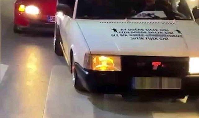 Rahatsızlık veren düğün konvoyuna ceza