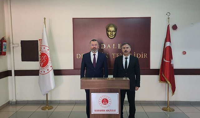 Rektör Kırışık Başsavcı Akman'a hayırlı olsun dileklerini iletti