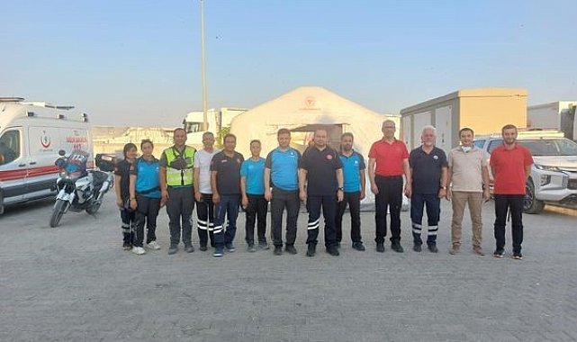 Sağlık Müdürü Şenkul Söke kağıt fabrikasındaki yangın bölgesinde