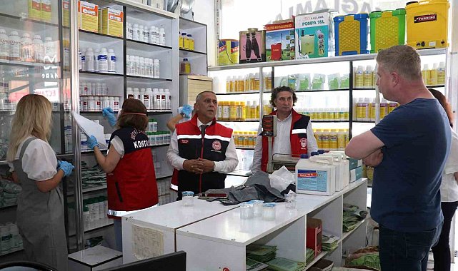 Samsun'da 17 bitki koruma ürünü bayisine ceza
