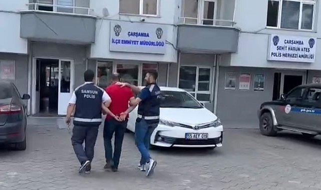Samsun'da 43 yıl 2,5 ay hapis cezası bulunan şahıs yakalandı