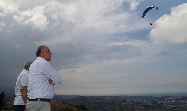 Samsun'da gökyüzünde nefes kesen yarışma
