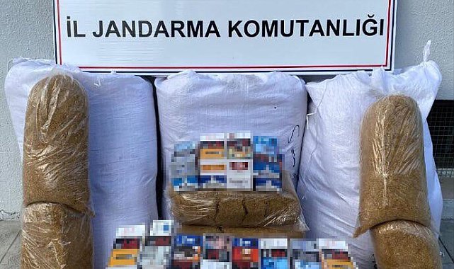 Samsun'da kaçak tütün ve makaron ele geçirildi