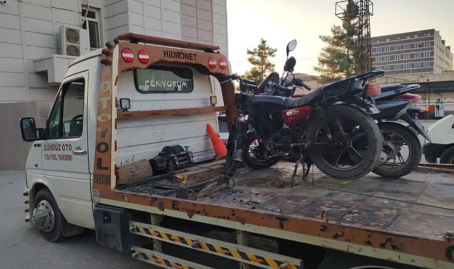 Şanlıurfa'da 3 çalıntı motosiklet ele geçirildi