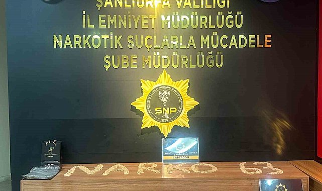 Şanlıurfa'da 6 bin adet uyuşturucu hap ele geçirildi
