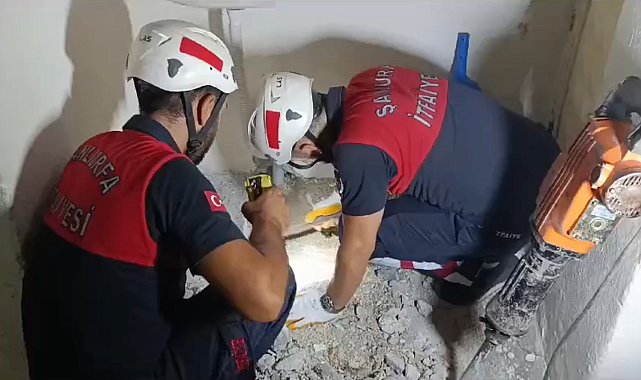 Şanlıurfa'da itfaiyeden civciv operasyonu
