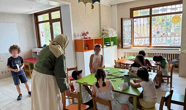 Sarıyer'de anaokulunda şok görüntüler