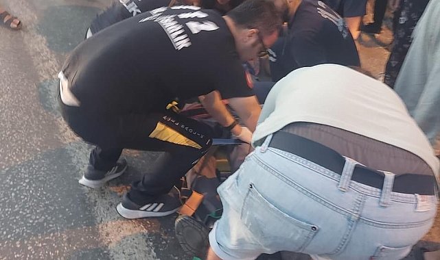 Scooter'ın çarptığı 80 yaşındaki adam yaralandı