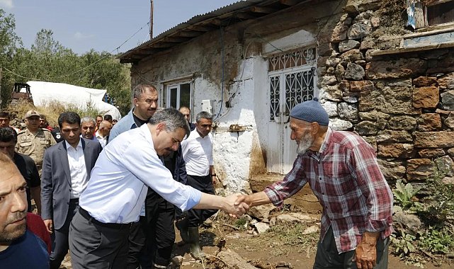 Selin vurduğu Pelitli Köyü'nde 15 ev zarar gördü