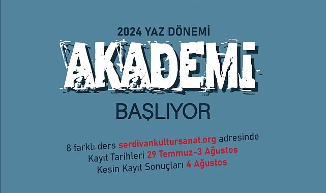 Serdivan Kültür Sanat'ta akademi başlıyor