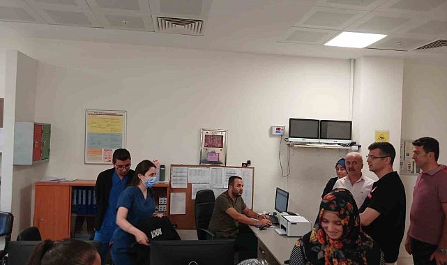 Sinanpaşa Devlet Hastanesi'nde denetim