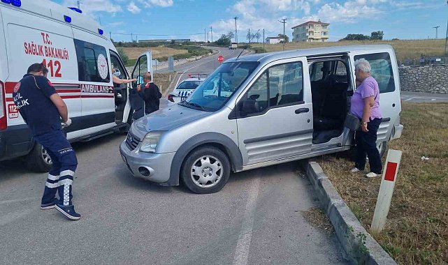 Sinop'ta trafik kazası: 2 yaralı