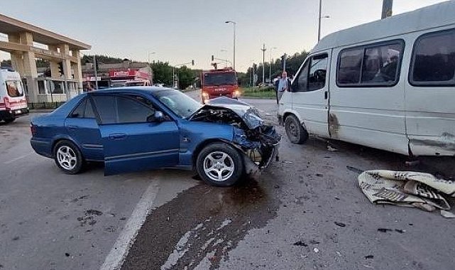Sinop'ta trafik kazası: 2 yaralı