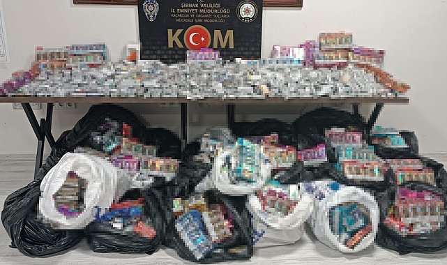 Şırnak'ta kaçakçılık ve asayiş operasyonlarında 21 kişiye işlem yapıldı