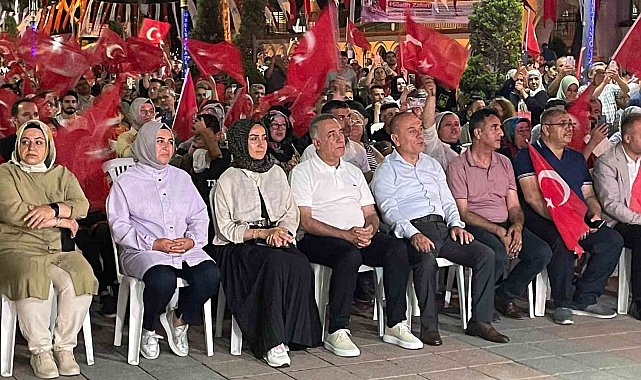 Sultangazi'de 15 Temmuz hain darbe girişiminin 8'inci yıl dönümünde anma programı