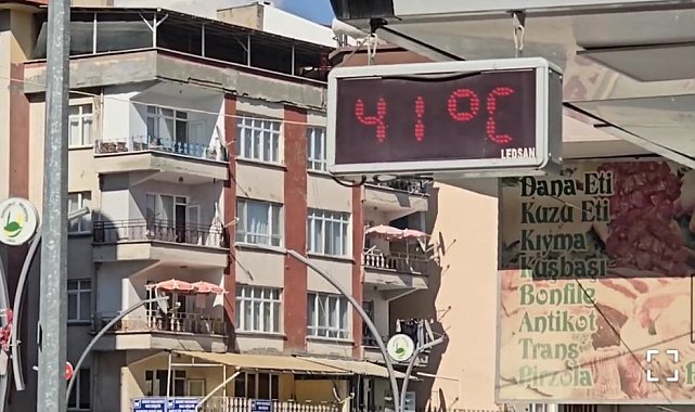 Sungurlu'da termometreler 41 dereceyi gördü