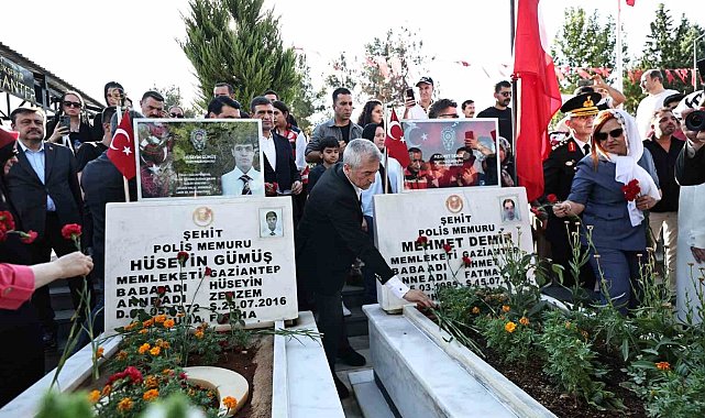 Tahmazoğlu 15 Temmuz şehitlerini ve şehit ailelerini unutmadı