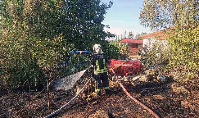 Tankerler ile yangınların büyümesi önlendi