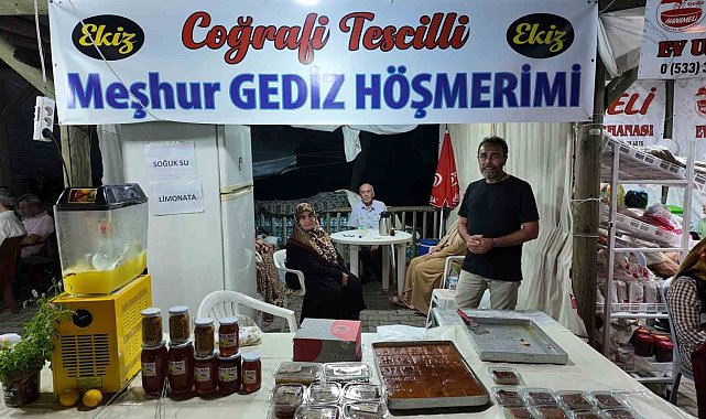 Tarhana Festivalinde Gediz'in yöresel ürünleri tanıtılıyor