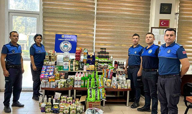Tarsus'ta son kullanma tarihi geçmiş çok sayıda ürün ele geçirildi