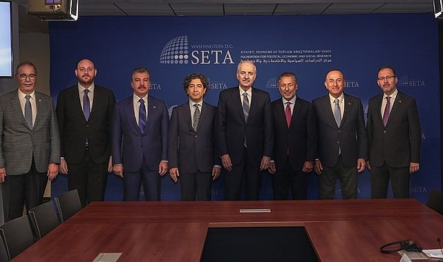 TBMM Başkanı Kurtulmuş, Seta'nın Washington'da bulunan merkezini ziyaret etti
