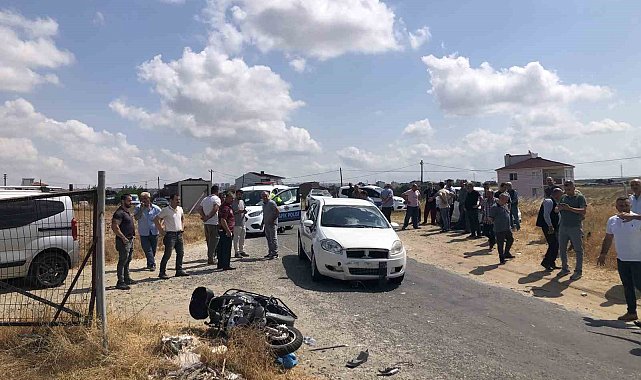 Tekirdağ'da feci kaza: 1 ağır yaralı