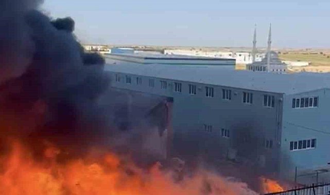 Tekirdağ'da kimya fabrikasında yangın