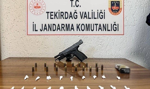 Tekirdağ'da uyuşturucu ve silah operasyonları
