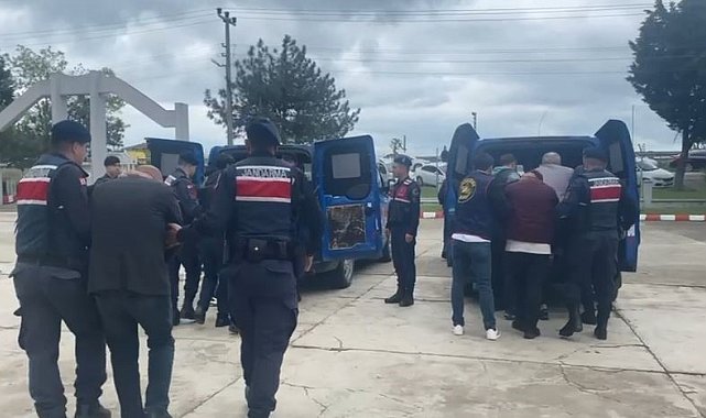 Tekirdağ'da yakalanan 66 kişiden 23'ü tutuklandı