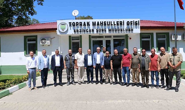 TMO Genel Müdürü Güldal Erzincan'da çeşitli temaslarda bulundu