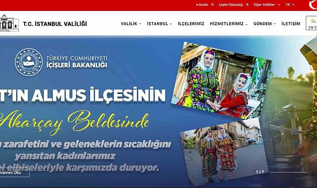 Tokatlı kadınlar 81 il valiliği ve 922 ilçe kaymakamlığı sitelerinde yer aldı