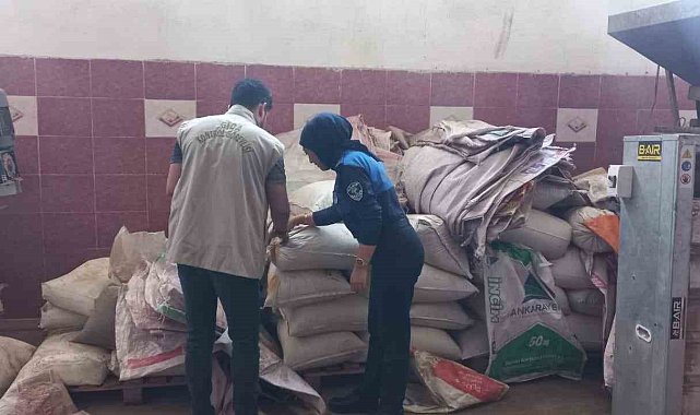 Toplam 7 ton 250 kilogram gıda ürünü imha edildi