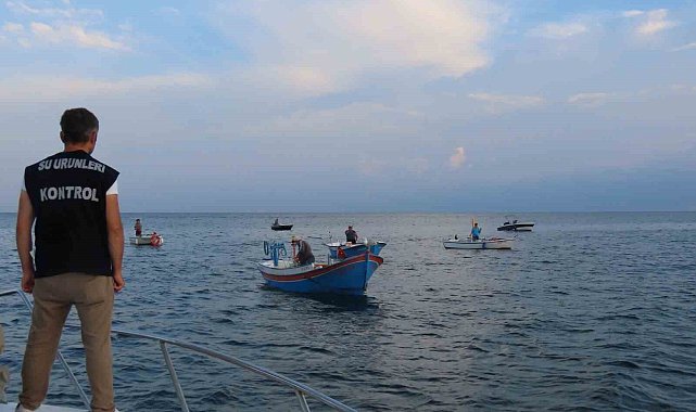 Trabzon'da palamut denetimi