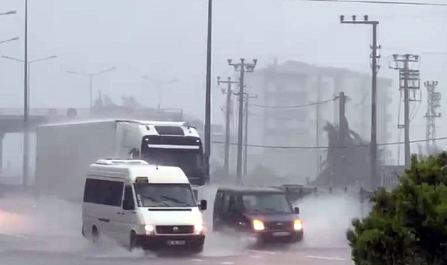 Trabzon'da şiddetli yağış