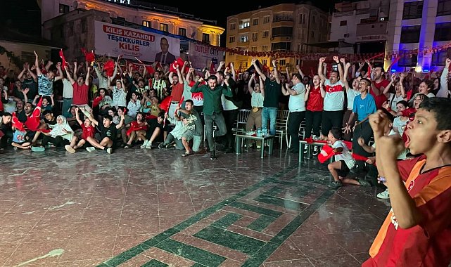 Türkiye'nin golünde Kilisli vatandaşlar büyük sevinç yaşadı