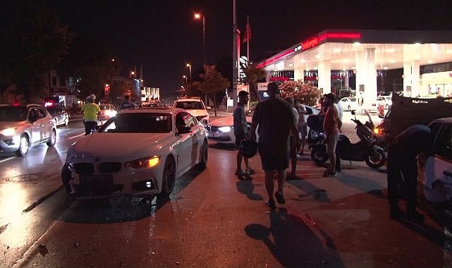 Üsküdar'da iki otomobil çarpıştı: 1 yaralı
