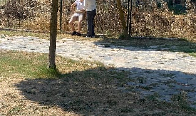 Uyuşturucu madde etkisindeki şahıs parkta soyundu