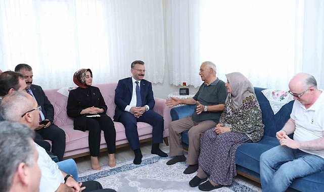 Vali Aksoy, şehit ailesine ziyarette bulundu