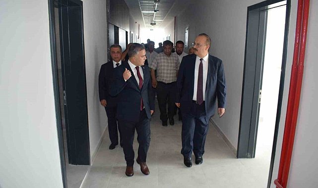 Vali Canbolat, Bozdoğan'daki yatırımları yerinde inceledi