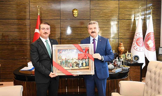 Vali Ergün'den Başsavcı Çınar'a hayırlı olsun ziyareti