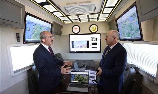 Vali Ömer Toraman'dan Yangın Yönetim Merkezi'nde inceleme