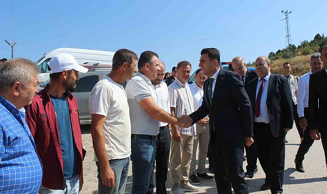 Vali Şefik Aygöl Medetli köyünü ziyaret etti